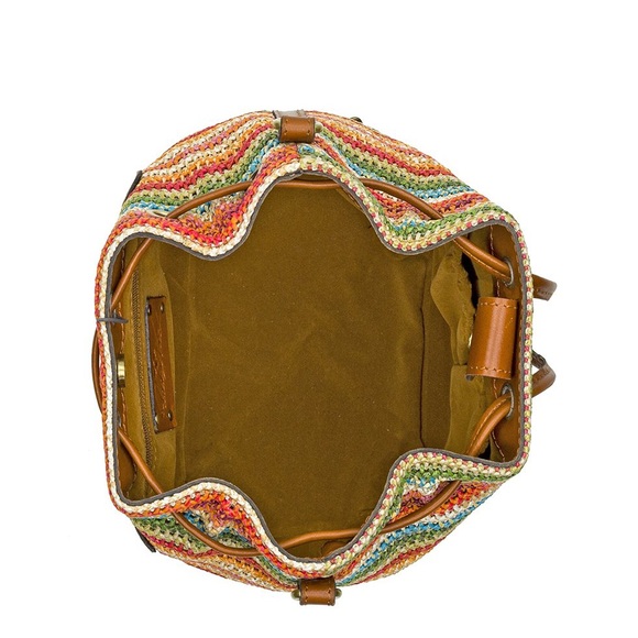 Patricia Nash Civetta Drawstring Spanish zig zag - Picture 7 of 10